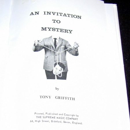 An Invitation to Mystery by Tony Griffith