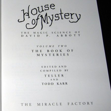 House of Mystery: Vol. 2 by David P. Abbott