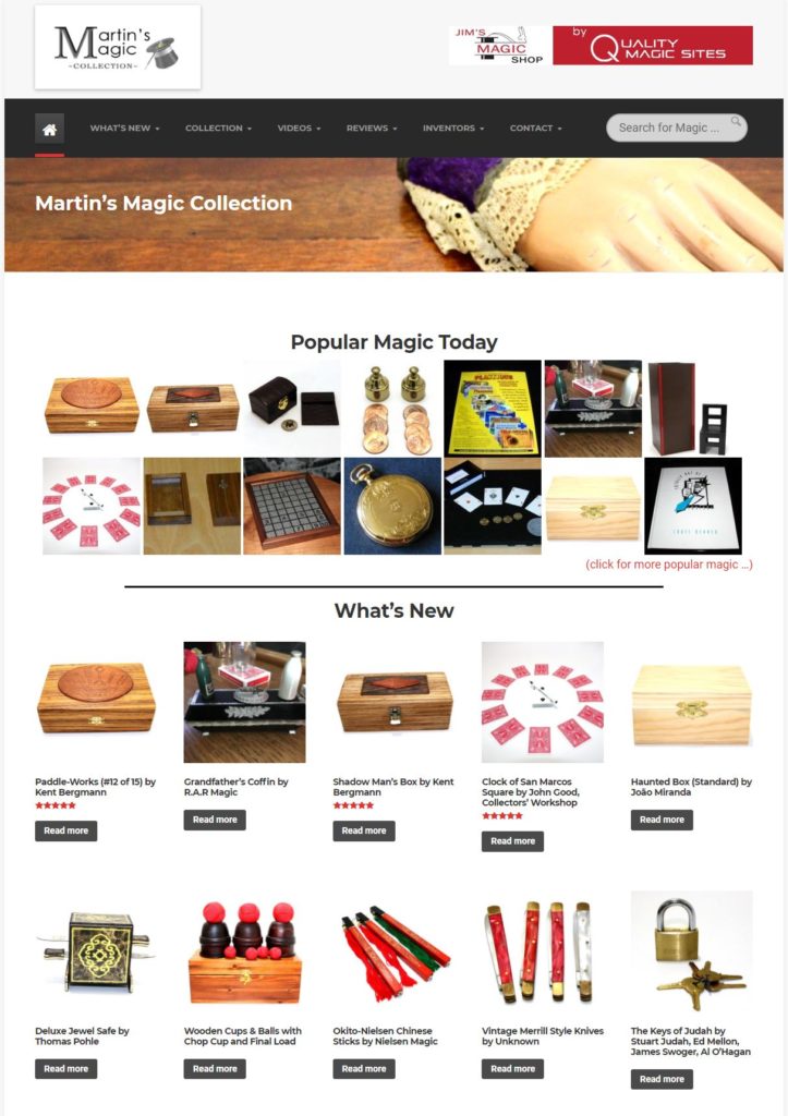 MartinsMagic.com - Where it all began!